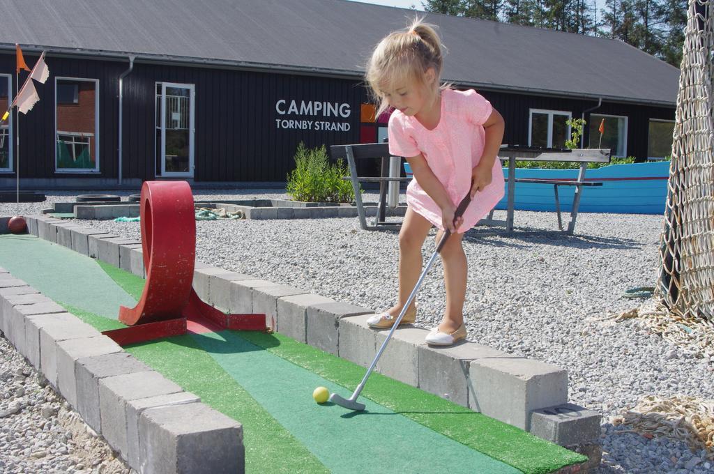 Tornby Strand Camping Cottages هيرتسهلس المظهر الخارجي الصورة